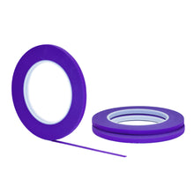 Load image into Gallery viewer, 3 pack 1/4" .25 inch x 60yd (6mm x 55m) Thin STIKK Purple Painters Masking Tape