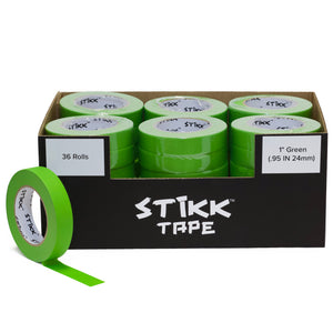 Green Painters Tape 1" x 60 yard ( 24 mm x 55 m ) 36 Roll Case