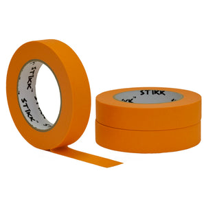 Orange Painters Tape 1" x 60 yard ( 24 mm x 55 m ) 3 pack