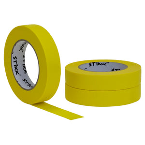Yellow Painters Tape 1" x 60 yard ( 24 mm x 55 m ) 3 pack