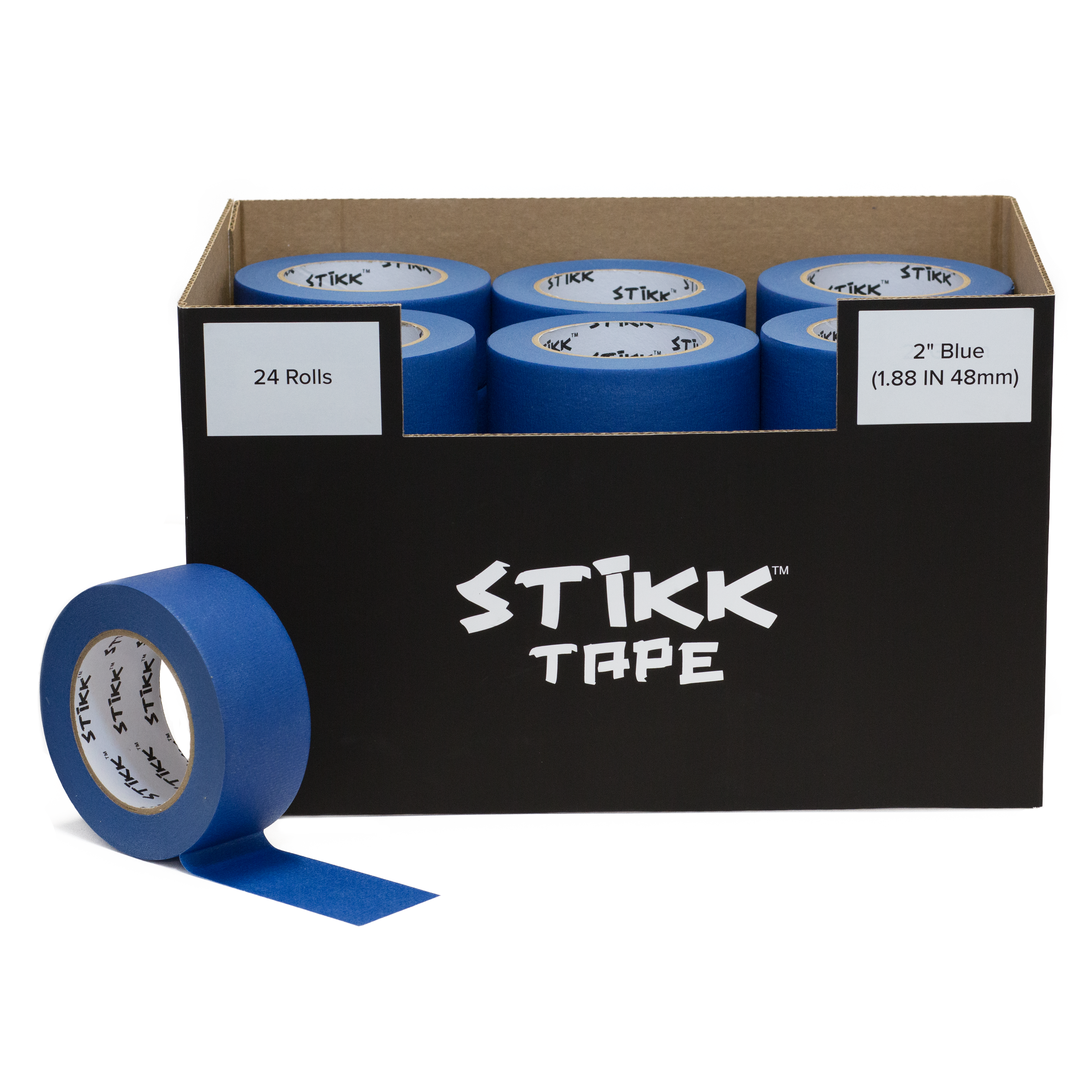 Blue Painter's Tape, 1.5x 60 Yards - 24 Rolls Per Case