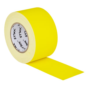 Gaffers Tape Yellow Matte Finish 3" x 60 yard 11 Mil Thick ( 72 mm x  55 m ) 1 Pack