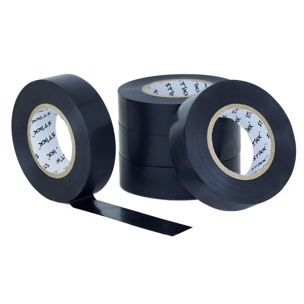 STIKK Black Electrical Tape (5 Pack) 3/4