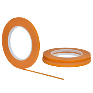 Orange Painters Tape .1/4" x 60 yard ( 6 mm x 55 m ) 3 Pack