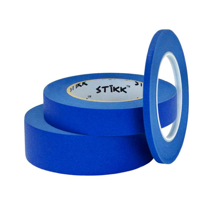  WOD PMT21B Blue Painters Tape - 3 Inch X 60 Yds